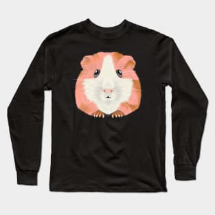 Cute Hamster Furry Potato Funny Guinea Pig Long Sleeve T-Shirt